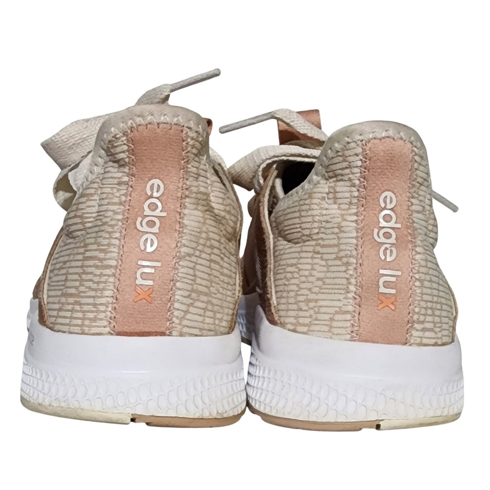 Adidas Edge Lux Running Shoes Athletic Gym Training Sneakers Beige 9.5 - Picture 5 of 6